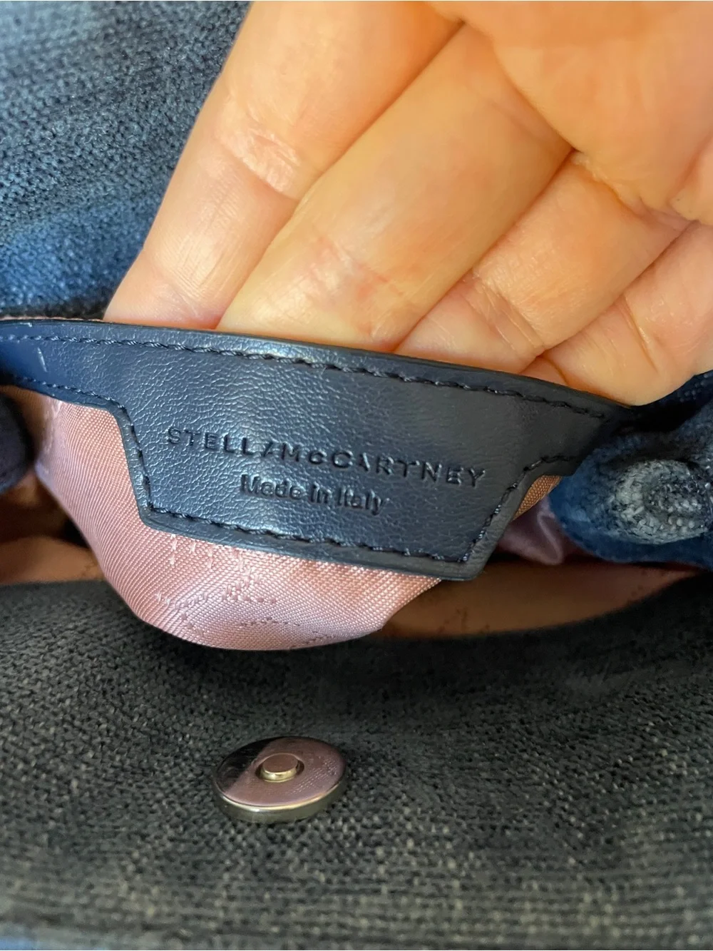 Stella McCartney Falabella Tiny Tote Bag - Blue Denim